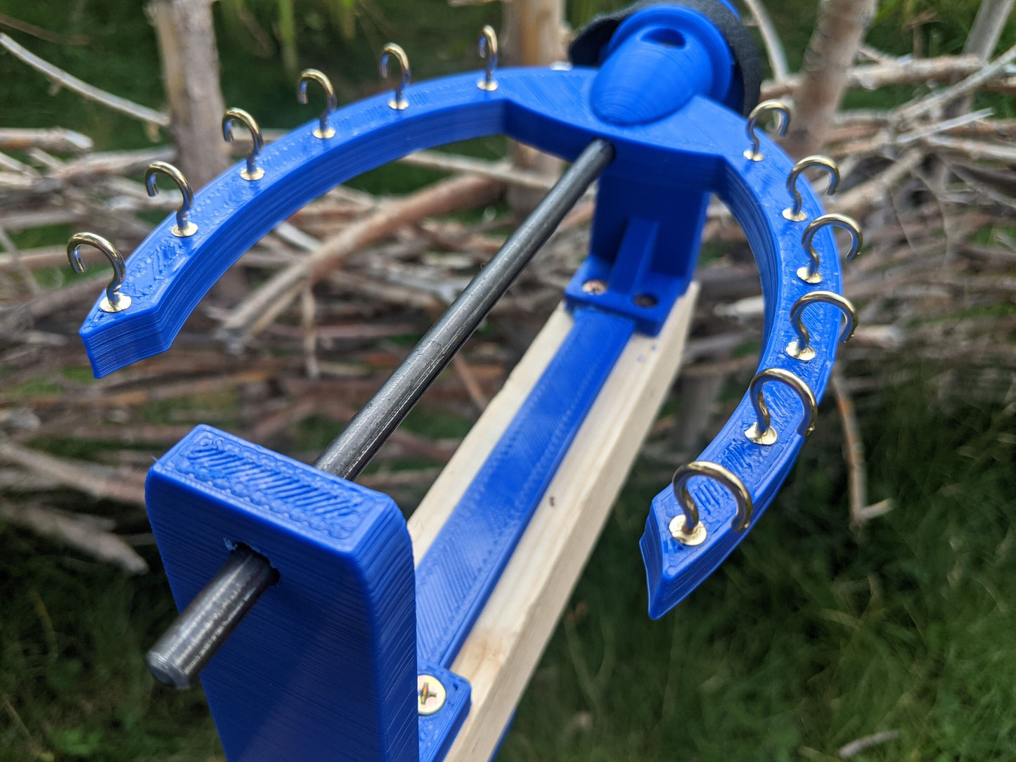 DIY Flyer for Treadle Sewing Machine to Spinning Wheel Conversion