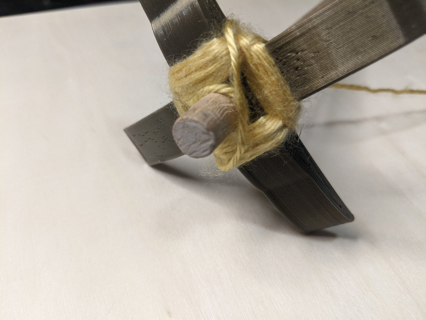 Turkish Drop Spindle โ 3D Printed Whorl in 9 Colors โ 9" Wooden Dowel Included