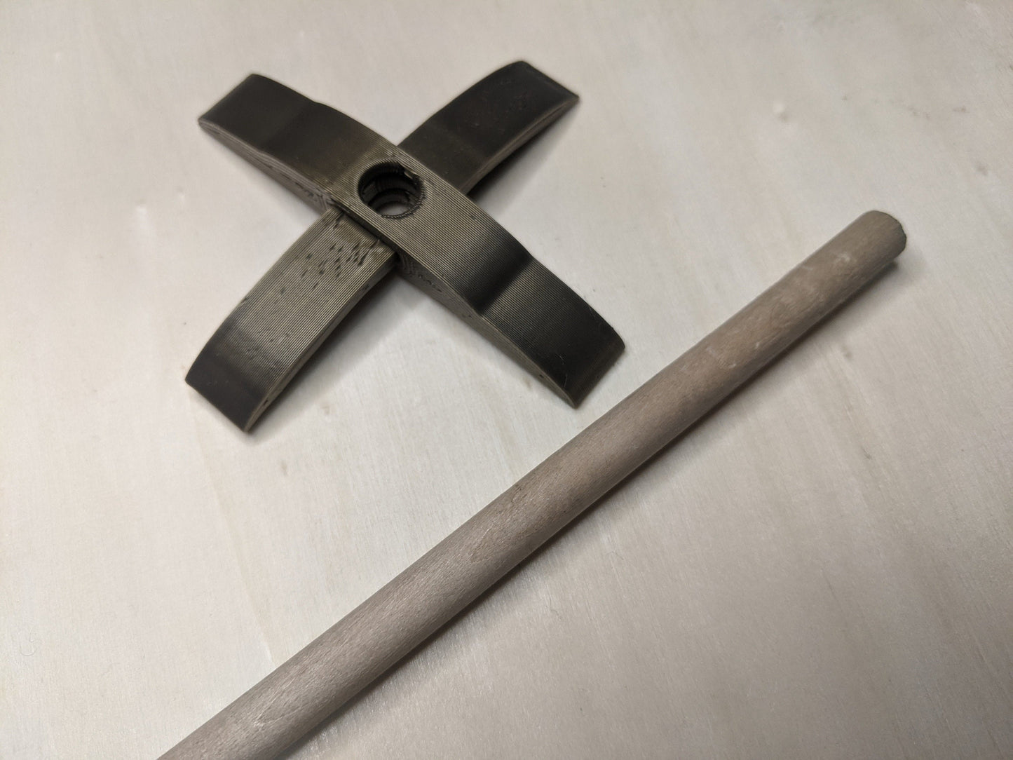 Turkish Drop Spindle โ 3D Printed Whorl in 9 Colors โ 9" Wooden Dowel Included