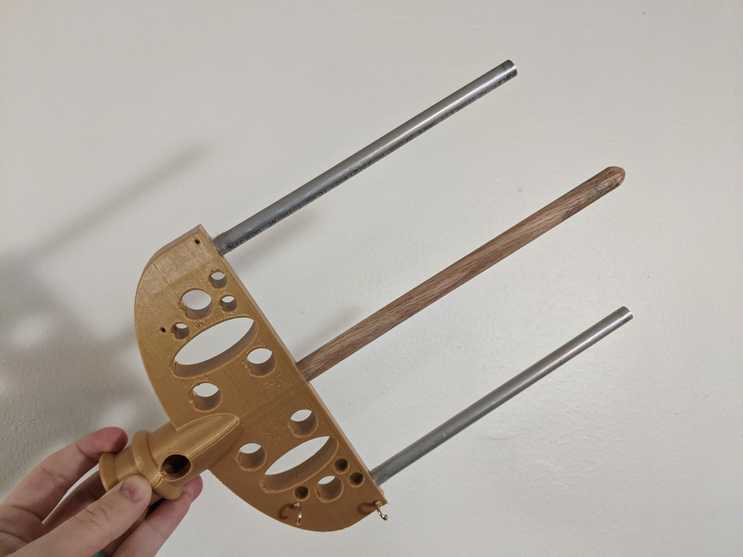 Jumbo Flyer Kit for Treadle Sewing Machine to Spinning Wheel Conversion