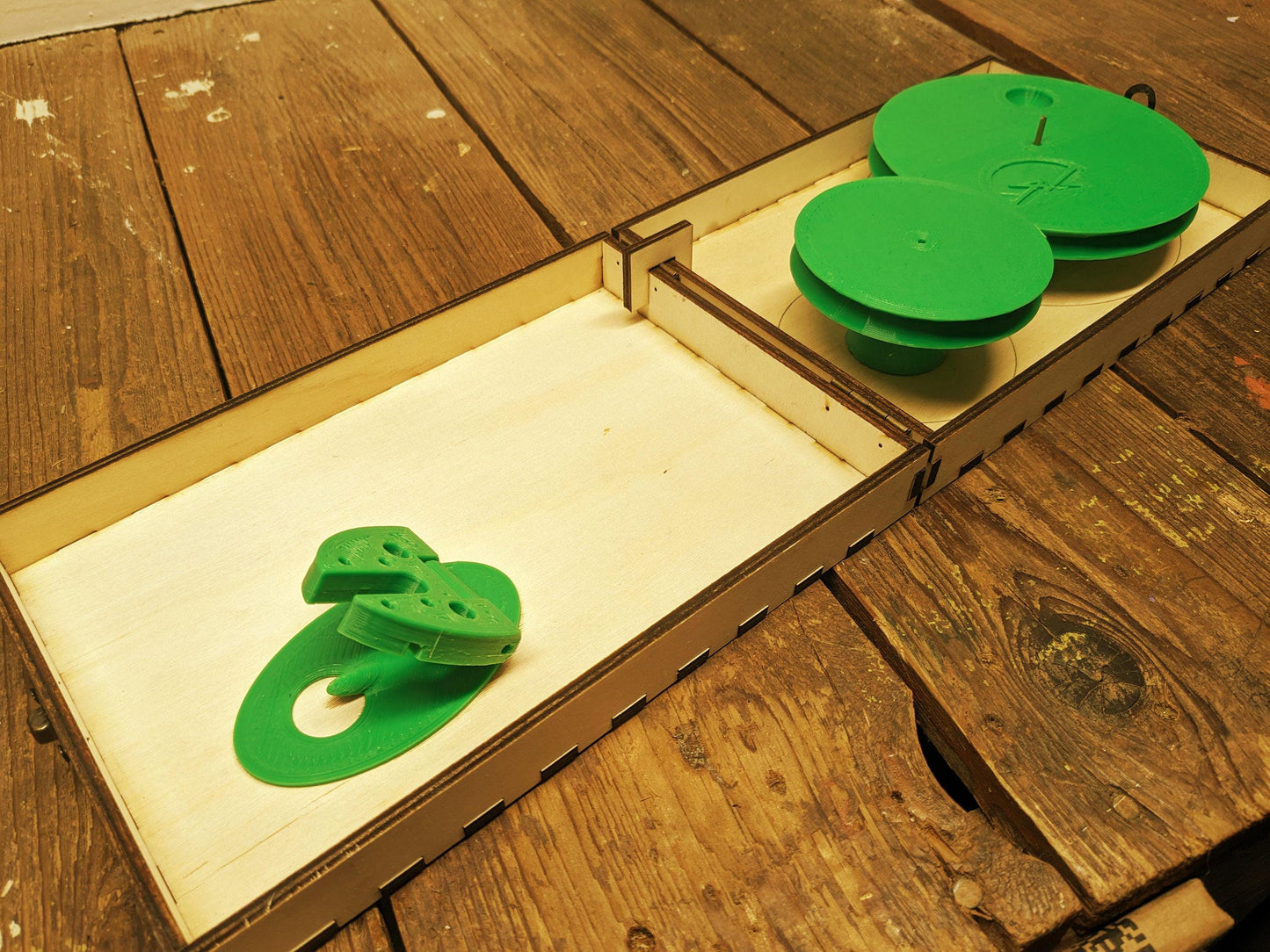 Book Charkha Spinning Wheel Kit with Custom Box (3D Printed, DIY)