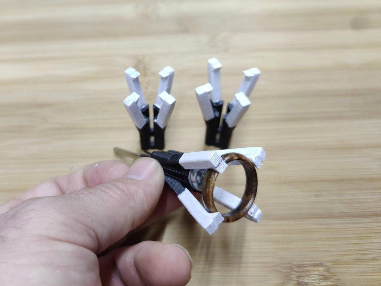 Dremel finger saver: finish the inside of your rings!