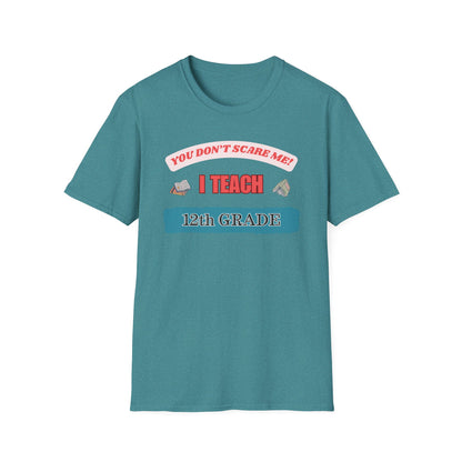 Funny 12th Grade Teacher Unisex T-Shirt, Back to School Tee, Teacher Gift, School Staff Shirt, Educator Appreciation Top