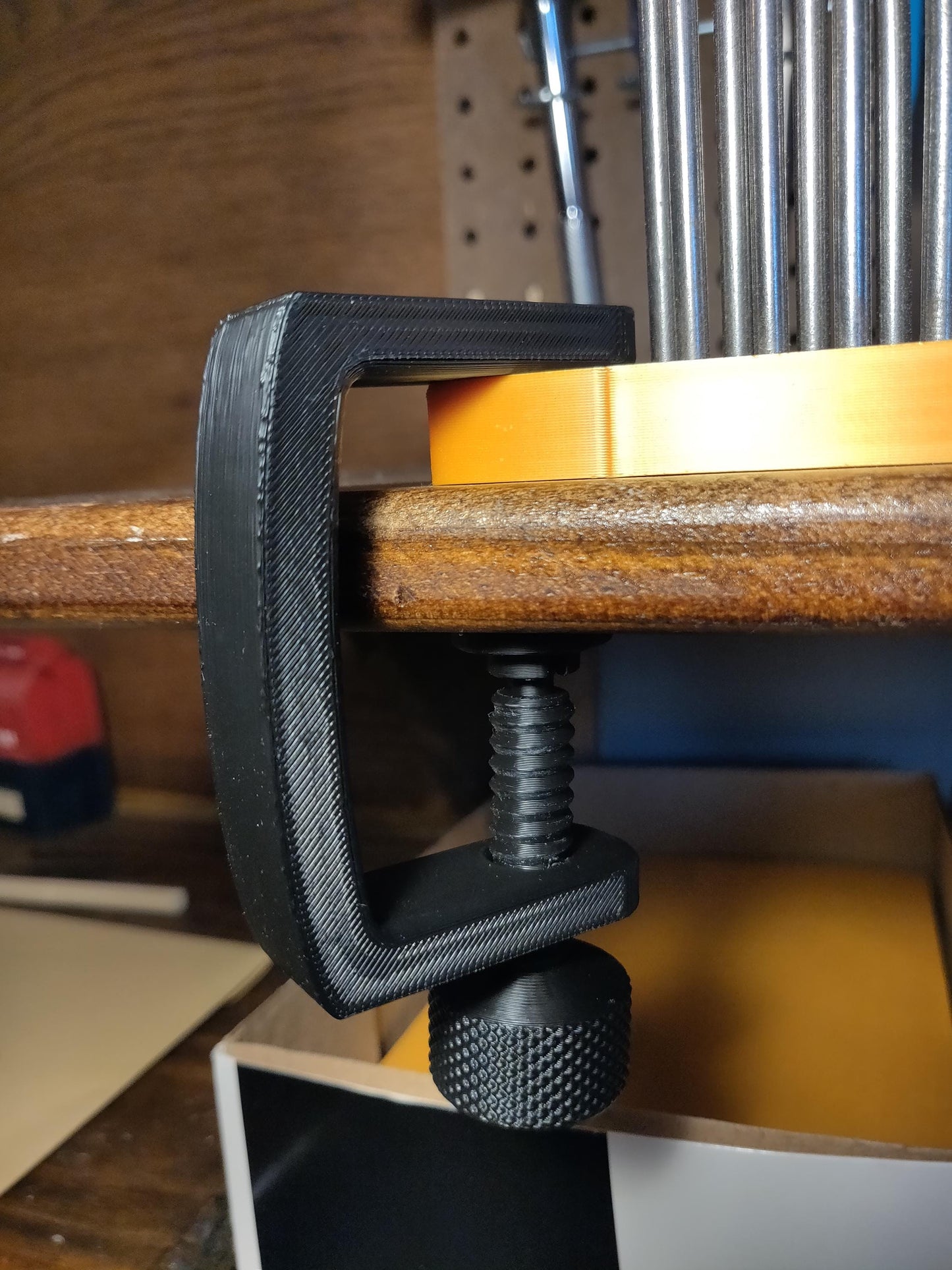 Table Clamps for Hackle