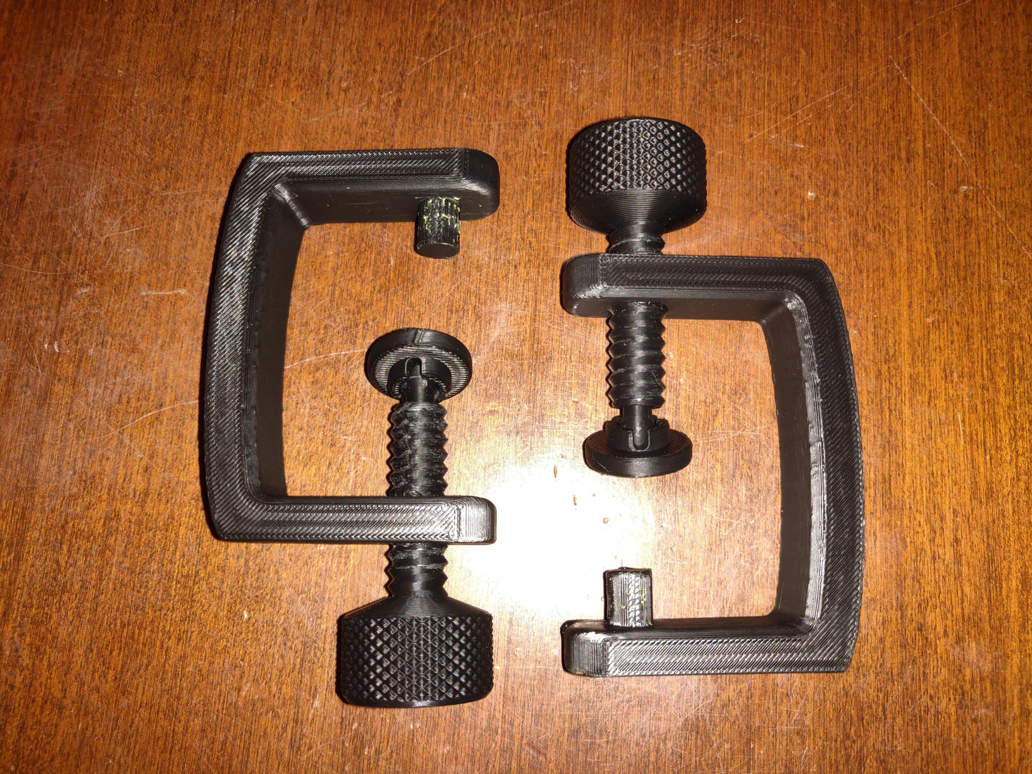 Table Clamps for Hackle