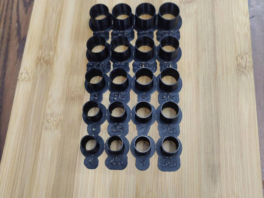 Set of 20 disposable ring liners