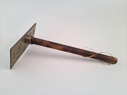 Chicken Coop Scraper | Gentle On Surface PLA Head & Flame Treated Wooden Handle | Durable Poop and Debris Remover