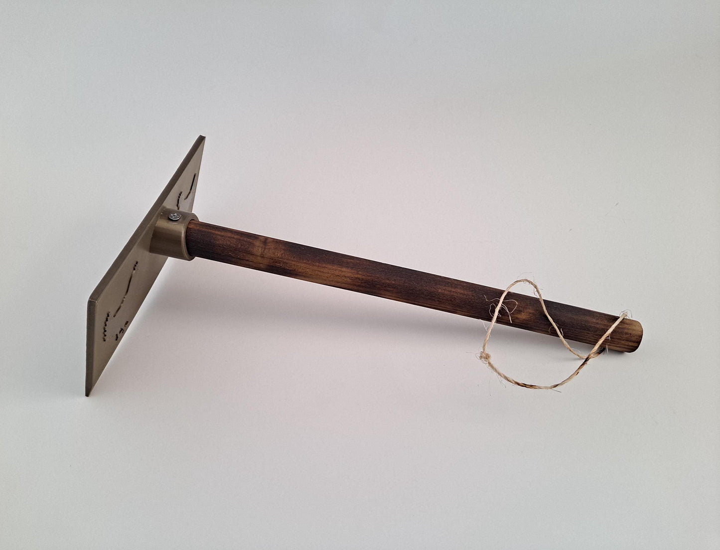Chicken Coop Scraper | Gentle On Surface PLA Head & Flame Treated Wooden Handle | Durable Poop and Debris Remover
