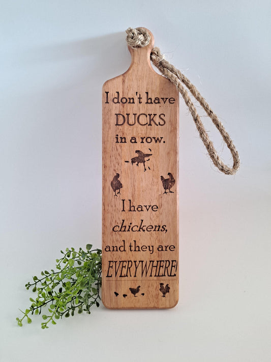 Rustic Chicken Sign – Chicken Everywhere – Farmhouse Coop & Kitchen Décor